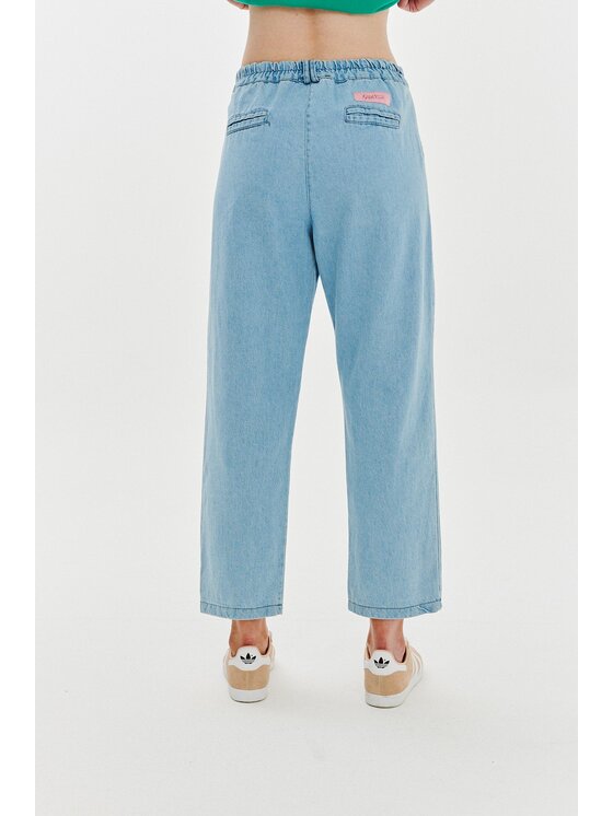 NAOKO NAOKO Jeansy Ribbon Revolution Modrá Regular Fit