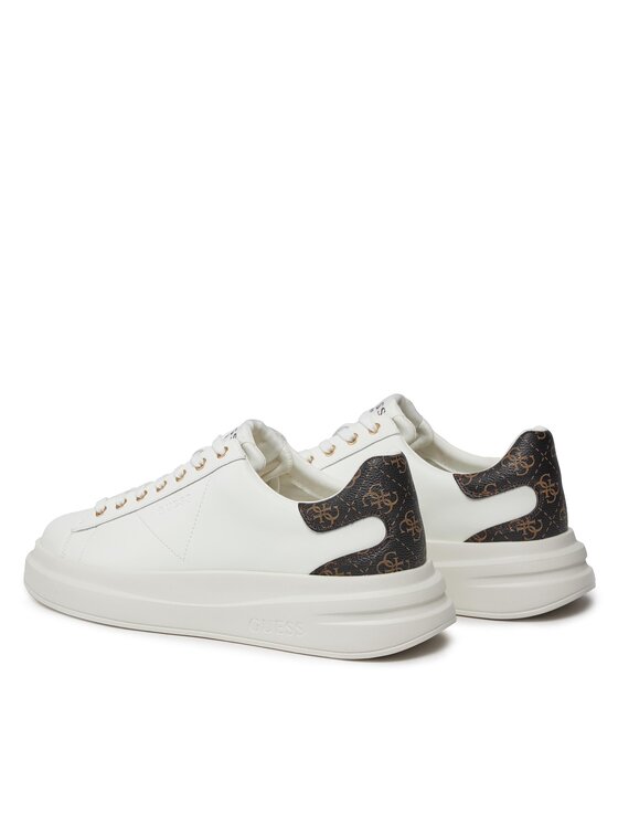 Guess Guess Sneakersy Elba FMPVIB LEA12 Biela