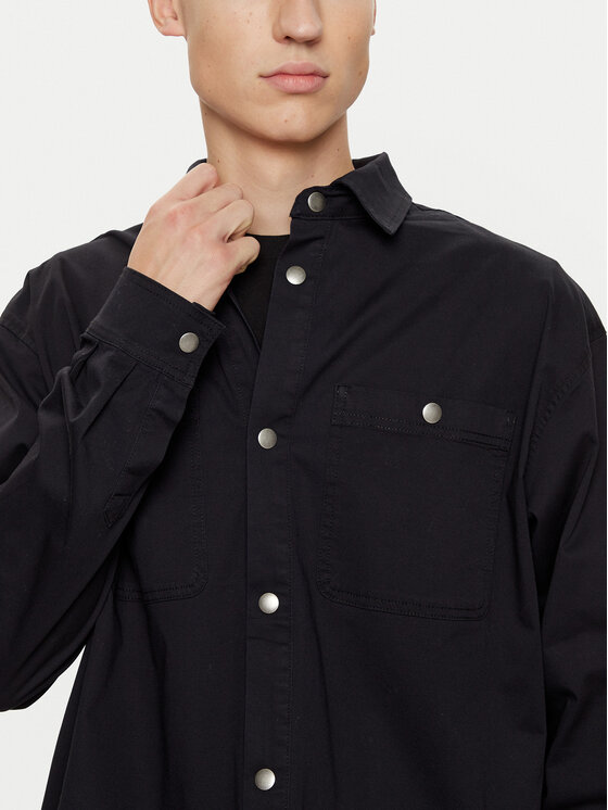 Champion Champion Πουκάμισο 220508 Μαύρο Regular Fit