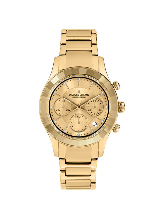 Jacques Lemans Jacques Lemans Zegarek 1-2151H Złoty