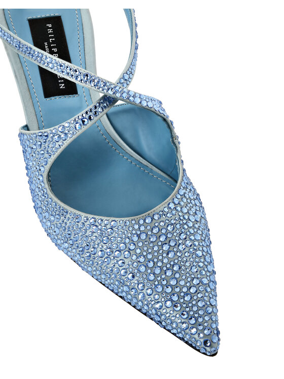 PHILIPP PLEIN PHILIPP PLEIN Czółenka 24321 Błękitny