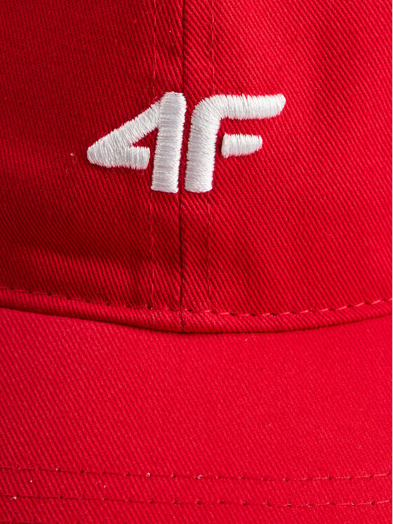 4F 4F Czapka z daszkiem BASIC+ Czerwony
