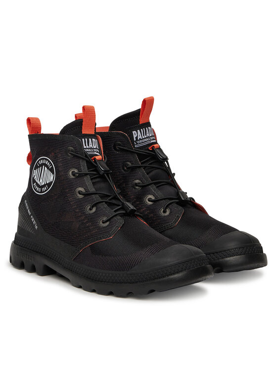 Palladium Palladium Schnürstiefeletten Pampa Lite Travel Vt 74472-008-M Schwarz