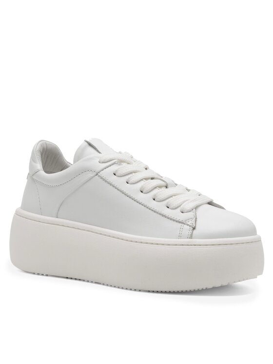 Simple Simple Pantofi SILVIA-1 Alb