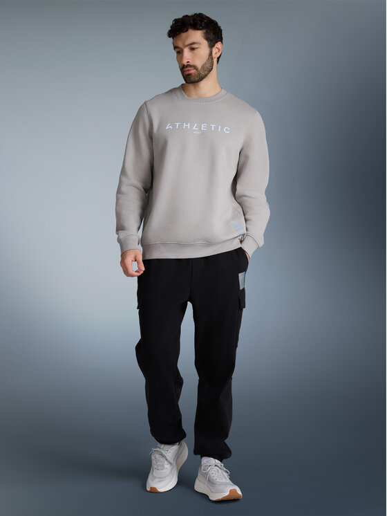 4F 4F Bluza BRIGHT TRACK Szary jasny Regular Fit