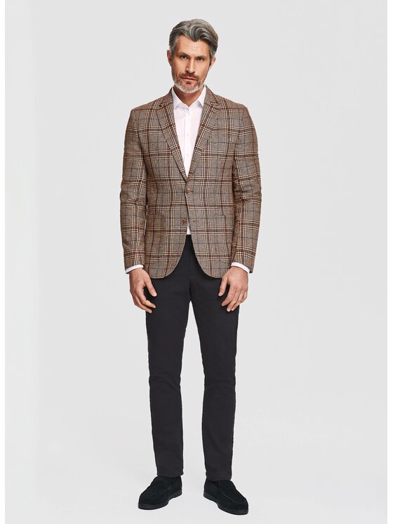Pako Lorente Pako Lorente Marynarka P26SF-3X-021 Brązowy Slim Fit