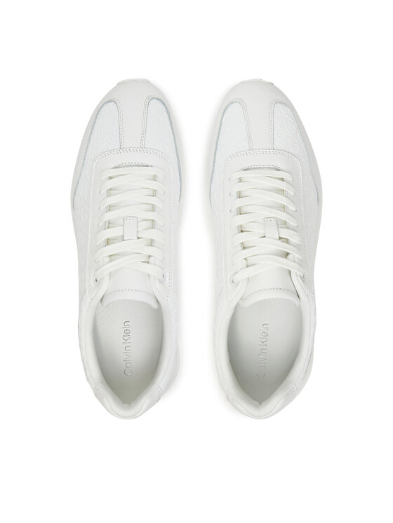 Calvin Klein Calvin Klein Sneakersy Low Prof Runn Laceup Mono HM0HM01896 Bílá