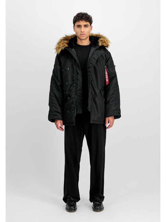 Alpha Industries Alpha Industries Kurtka zimowa N-3B Heritage Winter Jacket Czarny Core Fit