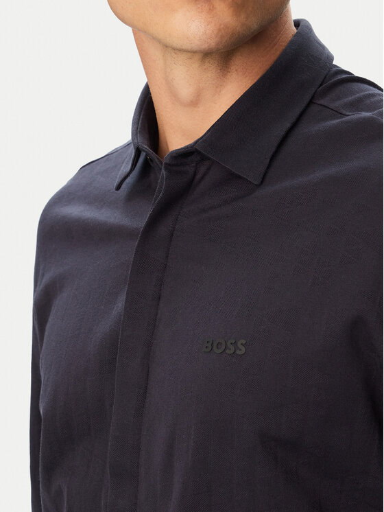 BOSS BOSS Риза ST_Tour Excurse L 50565837 Тъмносин Regular Fit