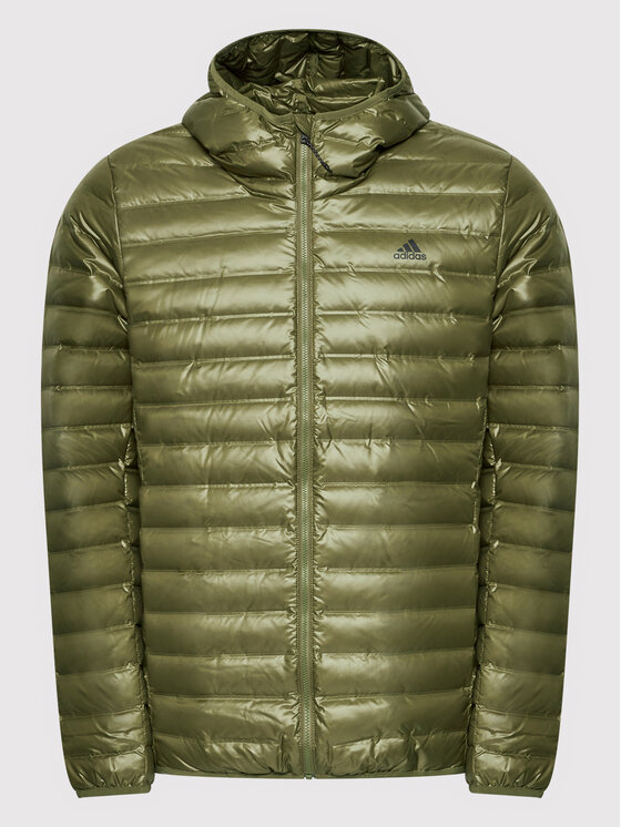 adidas adidas Pūkinė striukė Varilite GT9222 Žalia Slim Fit