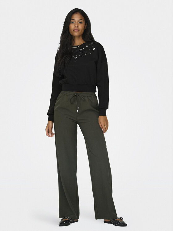ONLY ONLY Felpa Suzi 15331166 Nero Regular Fit