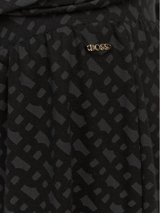 BOSS BOSS Pidžaamašortsid 50561055 Must Regular Fit