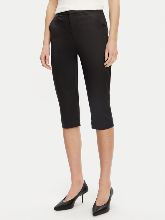 Guess Guess Szövet nadrág W5GB52 WGXM2 Fekete Regular Fit