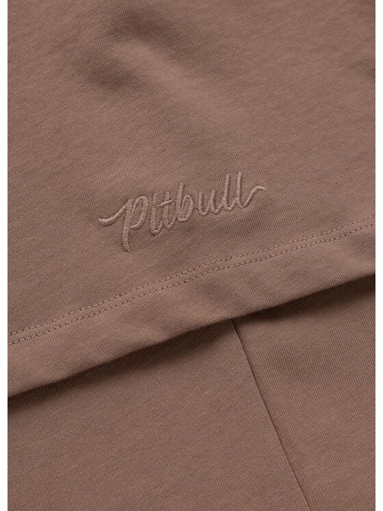 PITBULL PITBULL T-Shirt PALM Brązowy Regular Fit
