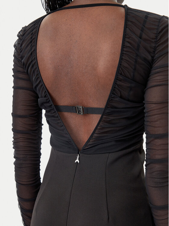 Patrizia Pepe Patrizia Pepe Φόρεμα κοκτέιλ 8A1463/A375-K103 Μαύρο Regular Fit
