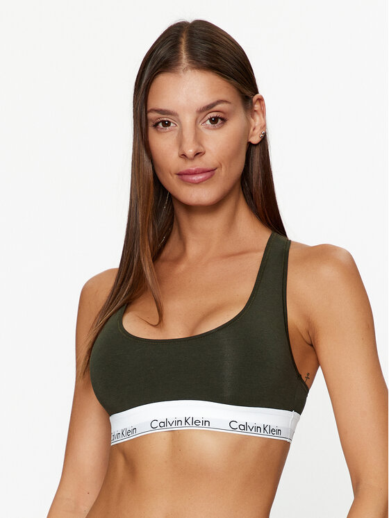 Calvin Klein Underwear Top nedrček 0000F3785E Zelena