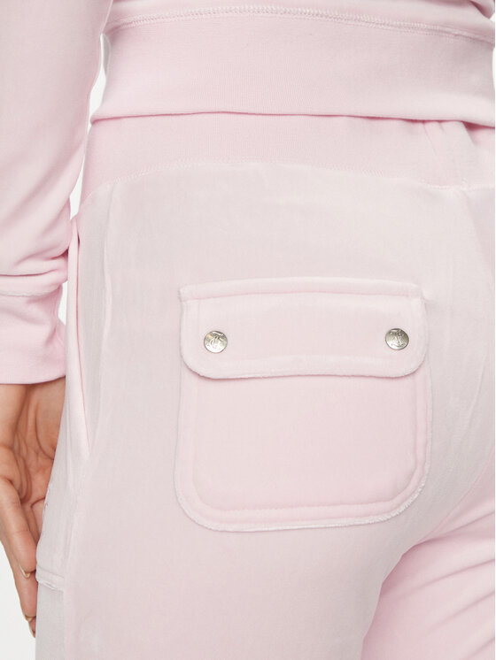 Juicy Couture Juicy Couture Spodnie dresowe Del Ray JCAP180 Różowy Regular Fit