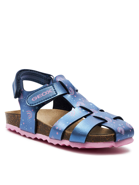 Geox Basutės B Sandal Chalki Girl B452RA 000NF CF48T S Tamsiai Mėlyna ...