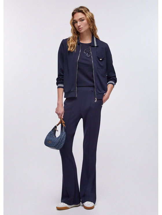Liu Jo Liu Jo Spodnie materiałowe TA6024JS18293924 Błękitny Regular Fit
