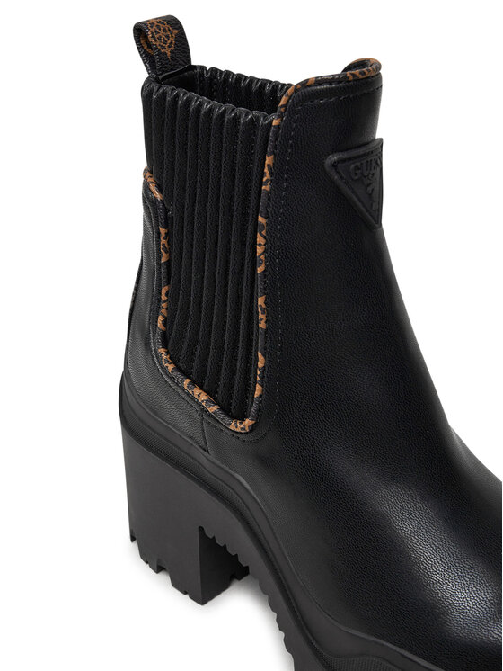 Guess Guess Botine Yvetten FLFYTT ELE10 Negru