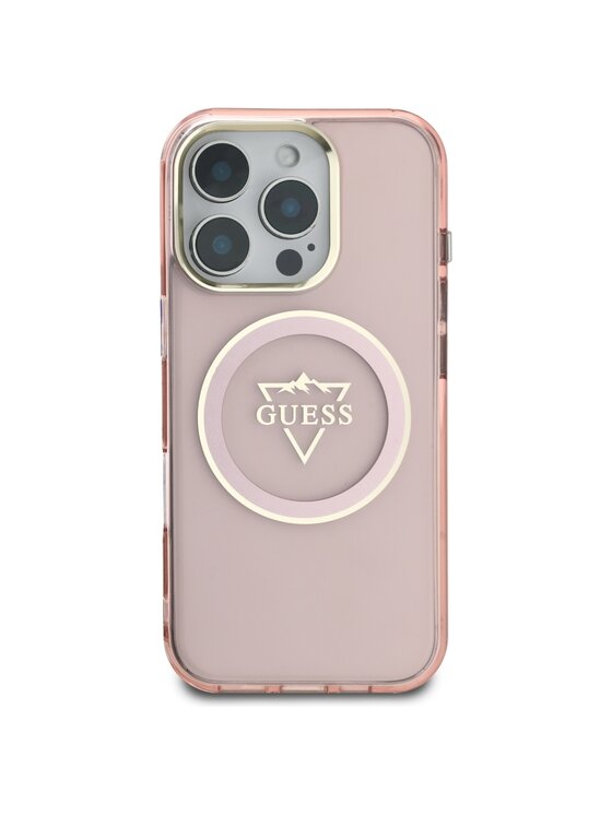 Guess Guess Etui na telefon Apple iPhone 16 Pro Max Różowy