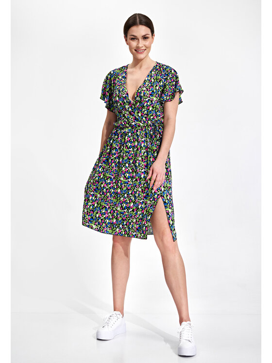 FIGL FIGLFIGL Vestito M873 Multicolore Regular Fit