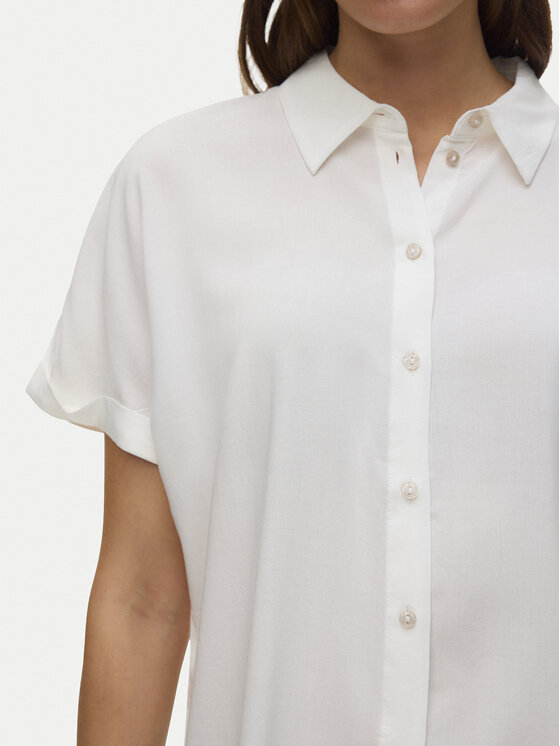 Vero Moda Vero Moda Риза Alice 10342668 Бял Regular Fit
