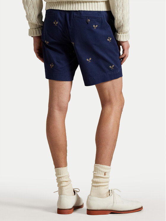 Polo Ralph Lauren Polo Ralph Lauren Pantalon scurți din material 710963496001 Bleumarin Straight Fit