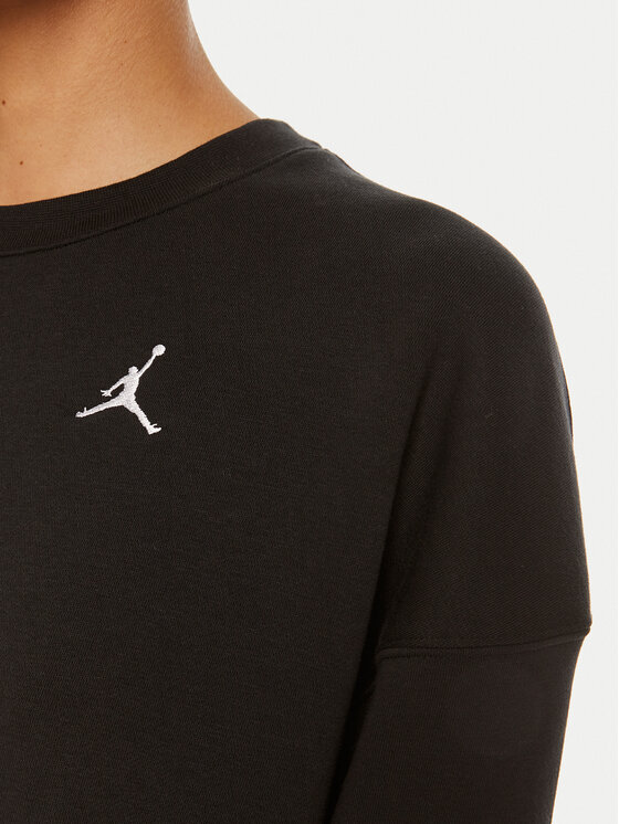 Nike Nike Džemperis Brooklyn FN4491 Juoda Relaxed Fit