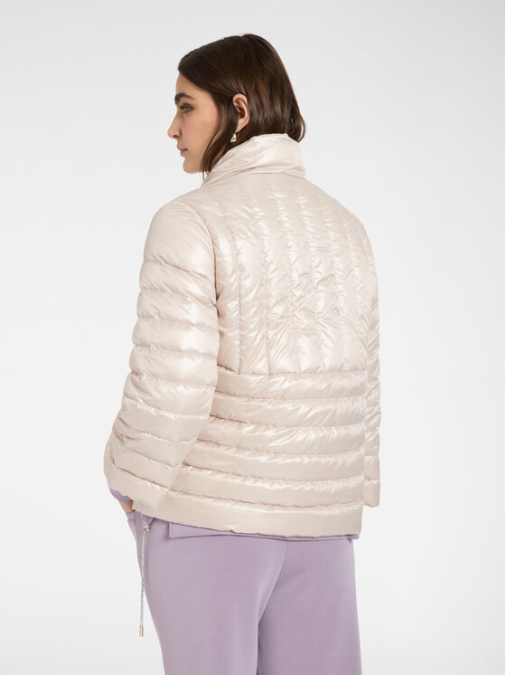 Elena Mirò Elena Mirò Kurtka puchowa F804P000222N002 Kremowy Boxy Fit