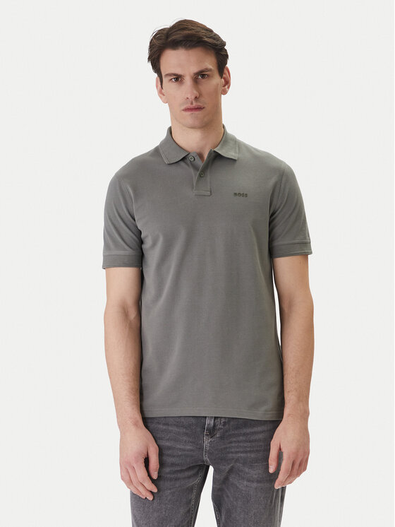 BOSS BOSS T-shirt Tales 50508584 Siva Regular Fit