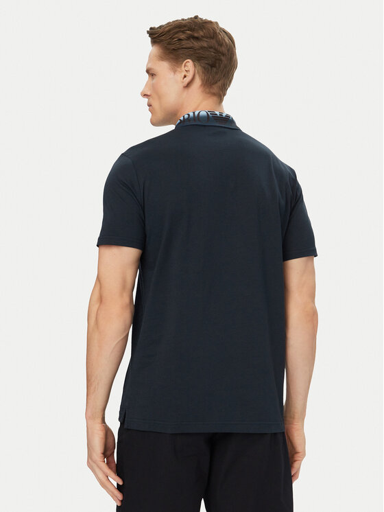 Emporio Armani Emporio Armani Polo EM000571 AF20432 UB102 Granatowy Regular Fit