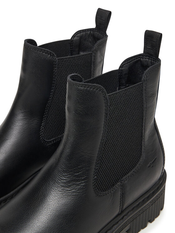 Tamaris Tamaris Kotníková obuv s elastickým prvkem 1-25450-45 Černá
