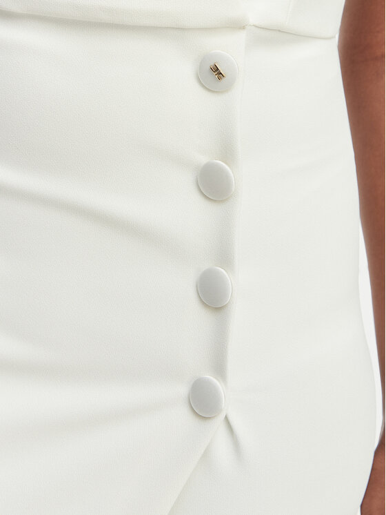 Elisabetta Franchi Elisabetta Franchi Abito da sera AB-R31-61E2 Bianco Regular Fit