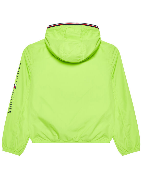 Tommy Hilfiger Giacca di transizione Essential Logo KB0KB06457 D Verde  Regular Fit • Modivo.it