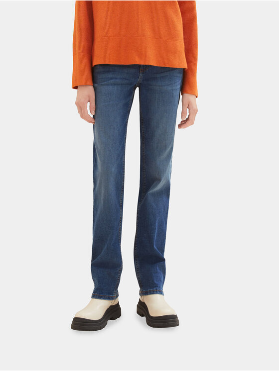 Tom Tailor Tom Tailor Дънки 1038342 Син Straight Fit