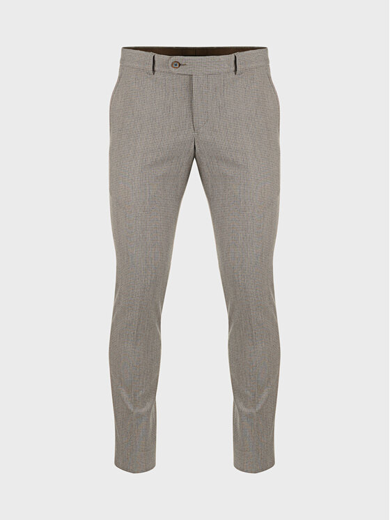 Evenemen Evenemen Spodnie garniturowe TUTTI Szary Slim Fit
