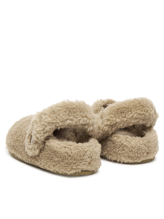 Crocs Crocs Naminės šlepetės Toddler Classic Cozzzy Slipper 210857 Smėlio