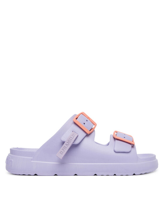 D.Franklin D.Franklin Pantoletten Vibe Foam 2 DFSH413005 Violett