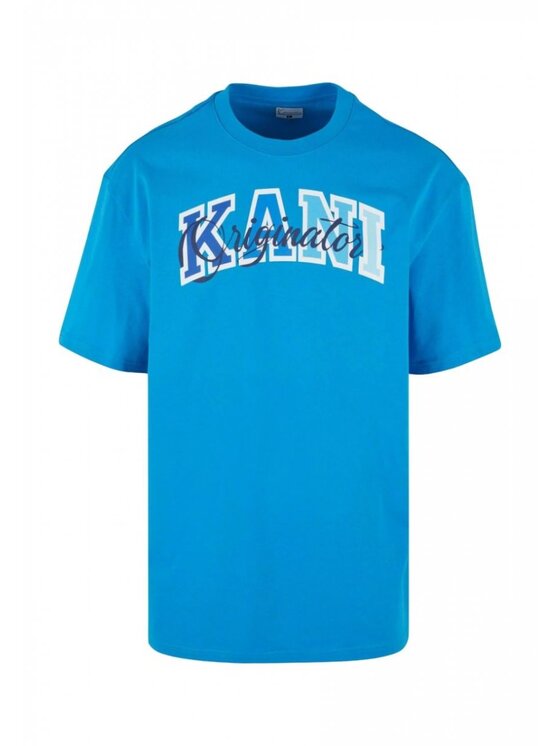 Karl Kani Karl Kani T-Shirt SERIF ORIGINATOR TEE Modrá Regular Fit