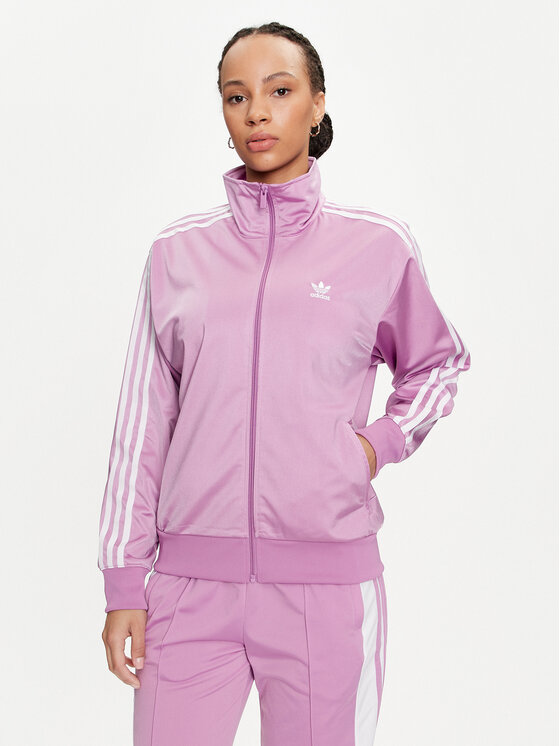 adidas adidas Pulóver adicolor Classics Firebird IY4741 Lila Loose Fit