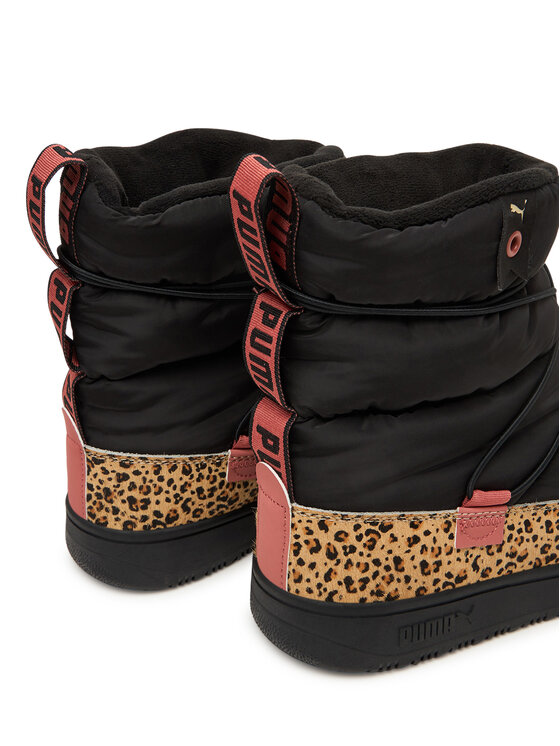 Puma Puma Μπότες Χιονιού Snowbae Wns Animal Flair 402654 01 Μαύρο
