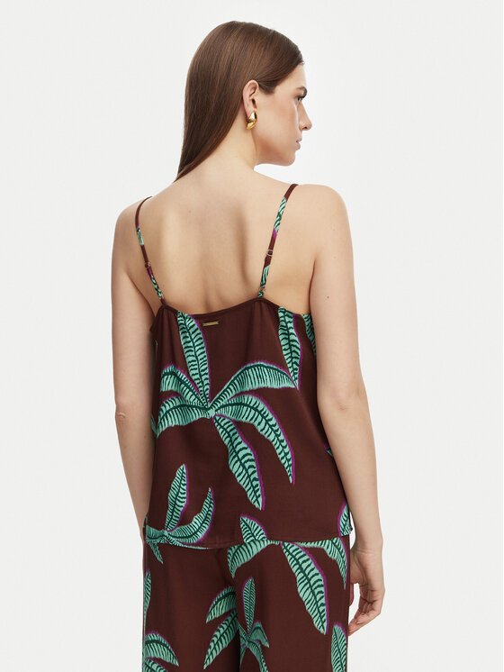 LOLA CASADEMUNT LOLA CASADEMUNT топ LS2615121 Кафяв Regular Fit