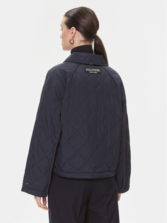 Tommy Hilfiger Tommy Hilfiger Prehodna jakna WW0WW40468 Mornarsko modra Relaxed Fit