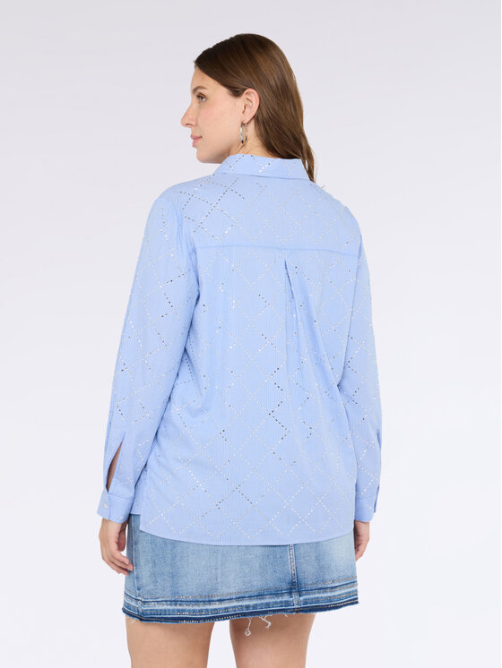 Fiorella Rubino Fiorella Rubino Camicia 5118T001365N0R4 Turchese A-Line Fit