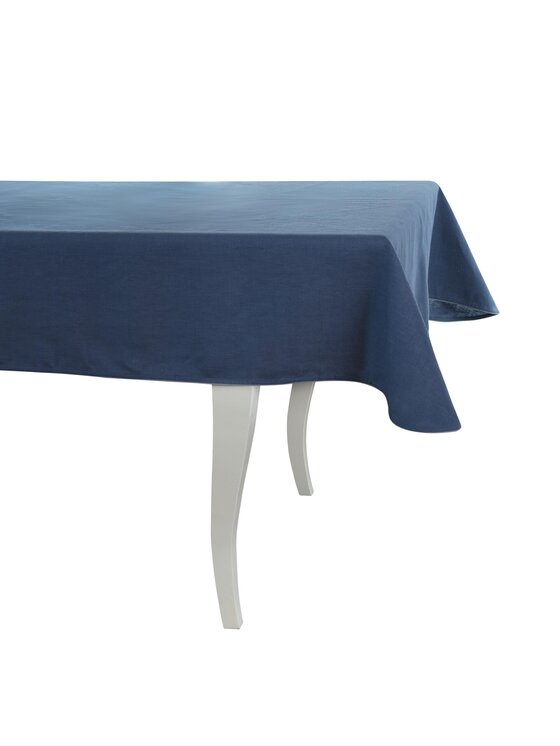 Roseberry Home Roseberry Home Obrus Lniany Royal Blue Niebieski