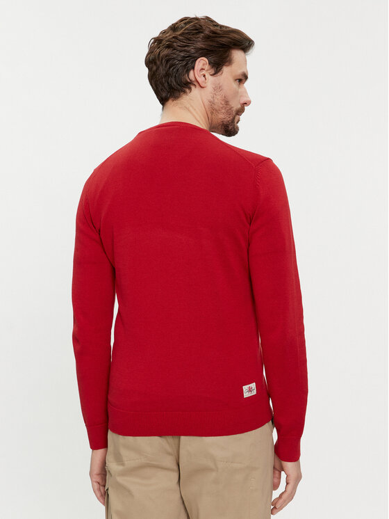 Aeronautica Militare Aeronautica Militare Maglione 241MA1488L506 Rosso Slim Fit