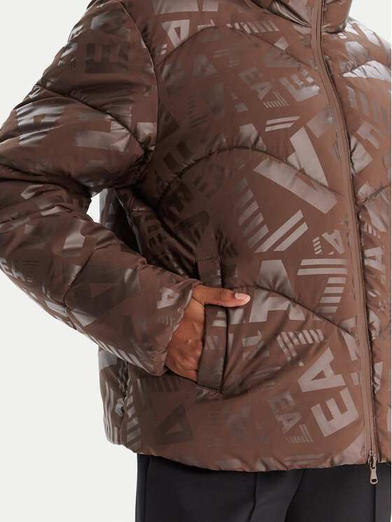 EA7 Emporio Armani EA7 Emporio Armani Зимова куртка 7W000654 AF16408 F6104 Коричневий Regular Fit