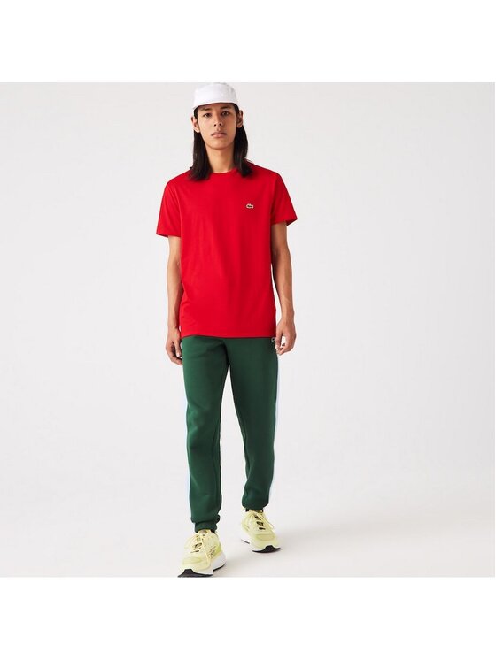 Lacoste Lacoste T-Shirt LACOSTE T-Shirt e Polo Uomo TH6709 240 Rosso Czerwony Standard Fit