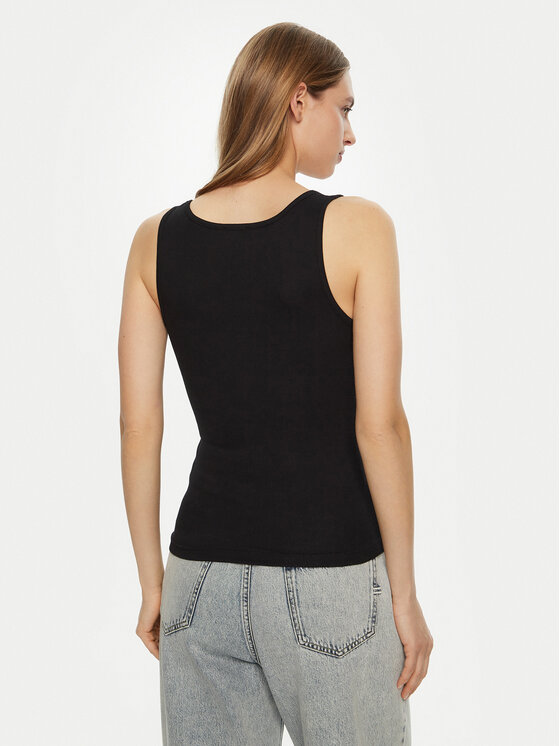 Guess Guess Τοπ W5RP48 KA0H1 Μαύρο Regular Fit